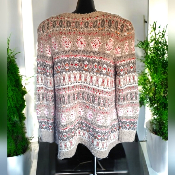 Aeropostale Metallic Cozy Open Front Cardigan Ladies Size M - Picture 3 of 9